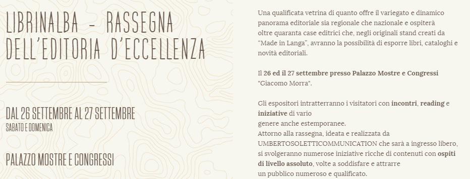 SchiappapietraD's tweet photo. #26Settembre #27Settembre #LibrInAlba Rassegna dell'editoria dell'eccellenza a Palazzo Mostre http://t.co/NPktNkupZR http://t.co/l2EzCjhdnJ