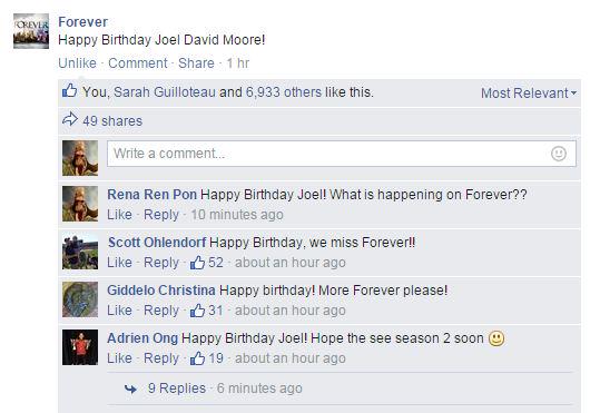 ABC Facebook starts to be active again! Today we have:
Happy Birthday Joel David Moore!  