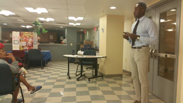 CPDCorg's tweet photo. Pharmacy students from @HowardU give Overlook seniors tips on how to manage medication + prevent falls. #FPAD15 http://t.co/cyS8llyEOo