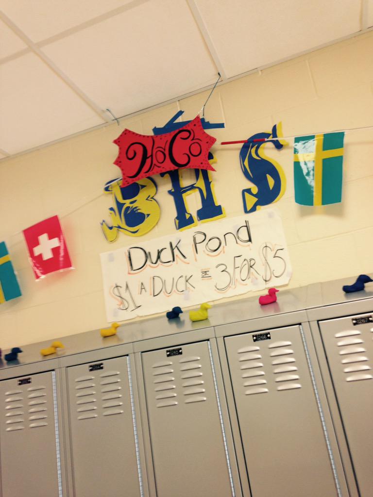 Battle_StuCo's tweet photo. You must check out the upper G hallway thanks to Spriggs &amp; Corrigan's classes! #BattleHoCo15 #pickaduck http://t.co/ocPZDrvLSt