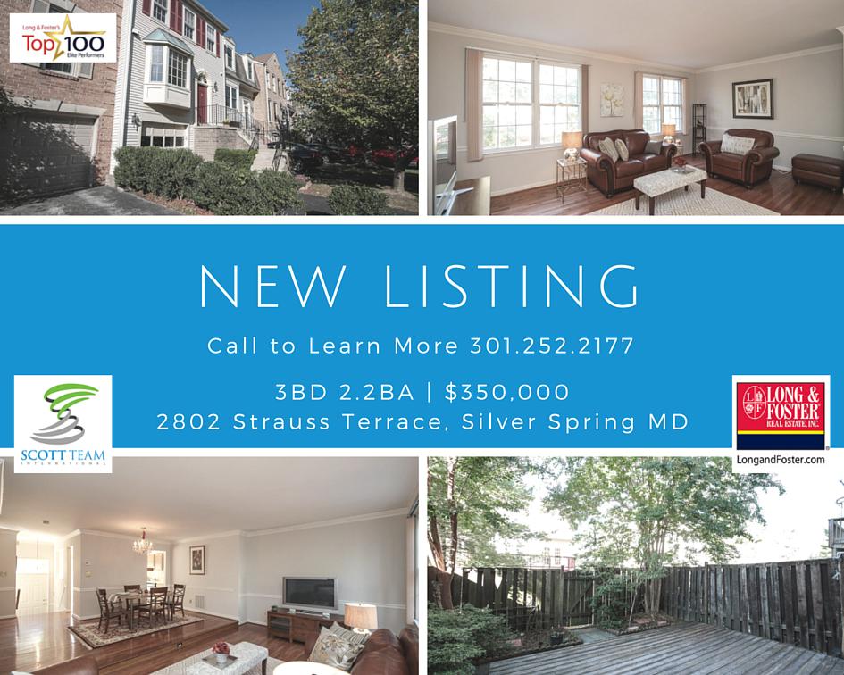 ScottTeamInt's tweet image. {New Listing} 
2802 Strauss Terrace, Silver Spring, MD | $350,000 | 3BD 2.2BA Learn more tinyurl.com/StraussTerr
