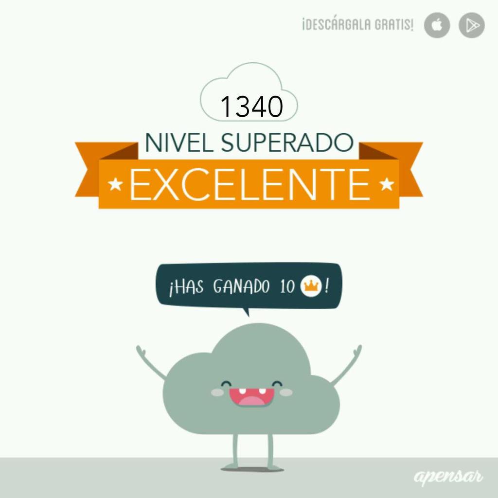 ¡Me encanta jugar #Apensar! Disponible en App Store icogr.com/1BCnKxL y en Google Play icogr.com/19hBnIt