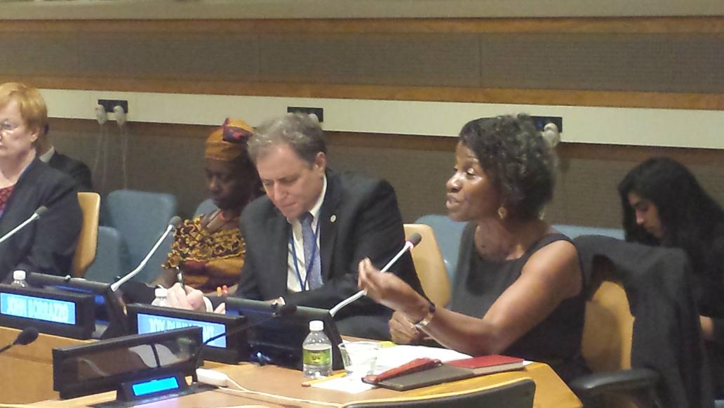 Hon. Joy Phumaphi says the #SDGs are the people's goals and they must be. #GlobalGoals #citizenspost