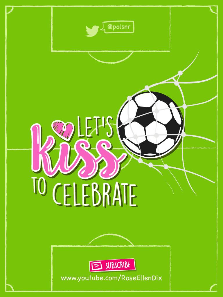 polsnr's tweet photo. New poster made by yours truly :) #LetsKissToCelebrate #LetsPlayFIFA http://t.co/9UWt92Gq7e