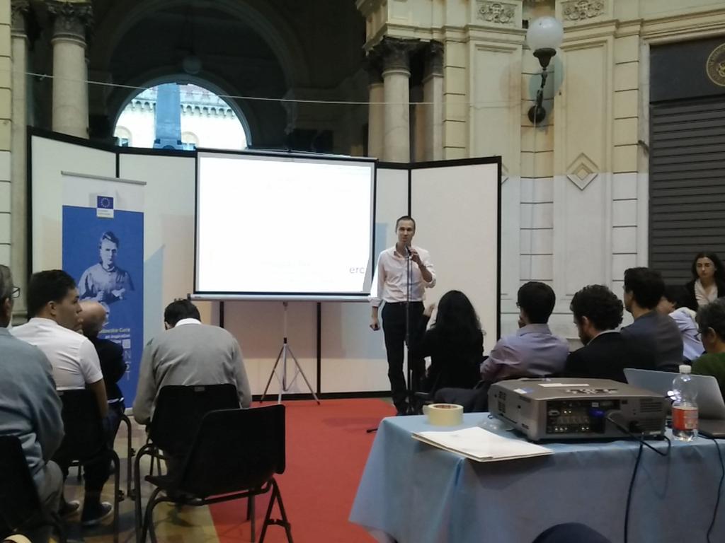 CompMechPV's tweet image. Alessandro Reali presenta il progetto ISOBIO alla #nottedeiricercatori Pavia