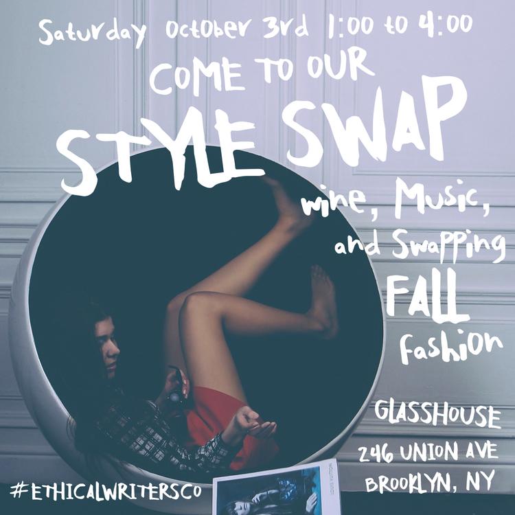 TheStylishKind's tweet photo. NYC people: Fabs fall fashion swap alert! http://t.co/XMLqOQapk4 #fashionswap #sustainablefashion @ethicalwriters http://t.co/3XuOvwH8KQ