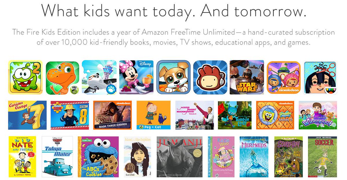 OnFair's tweet photo. Do you have the KIDS EDITION Amazon FIRE? If they break it, Amazon will replace it...CRAZY! http://t.co/jgHUJNsVLU http://t.co/WI2yCQ2fdU