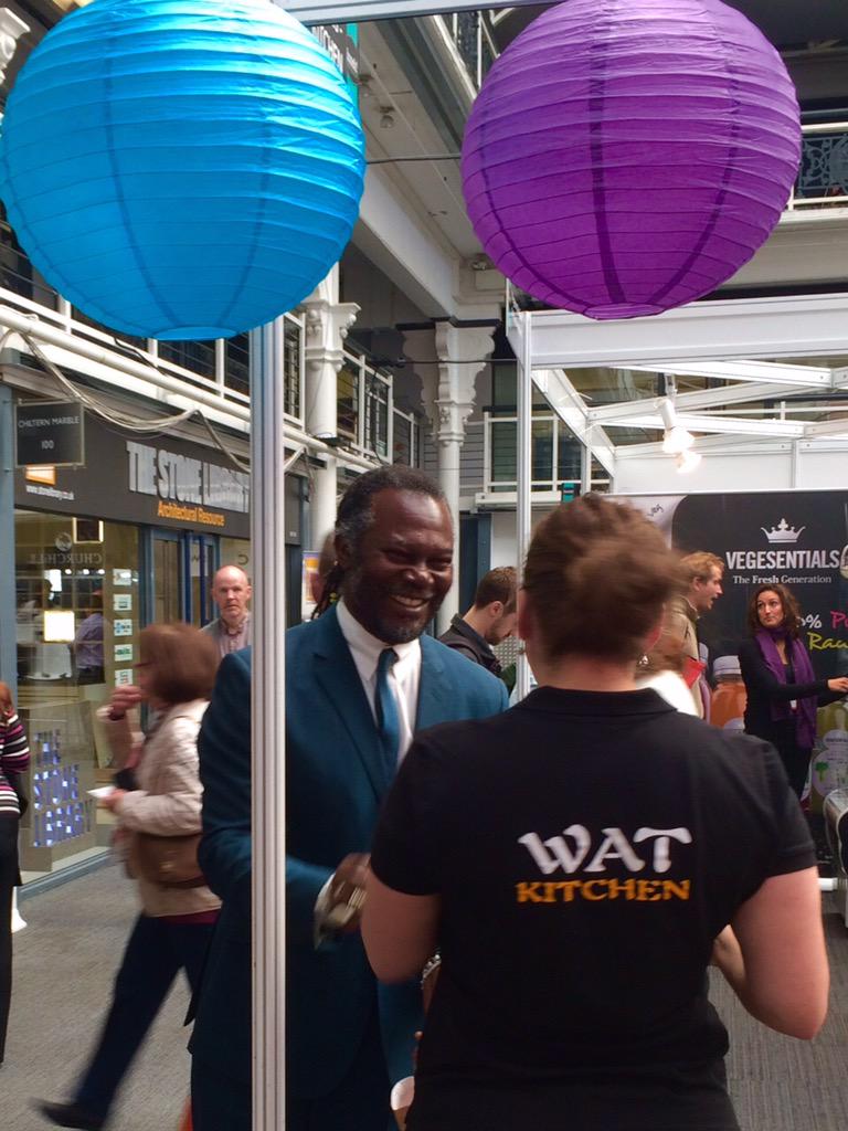 WATKITCHEN's tweet photo. Very excited to have seen @LeviRootsStore at our stand! http://t.co/m6mFpzIZcz