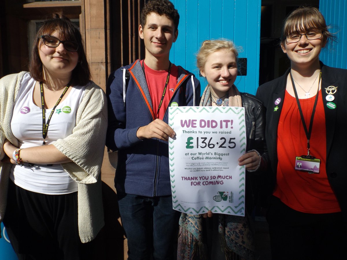 Trinity6Form's tweet image. Many thanks to all our student, staff &amp;amp; parent bakers and those who came to buy £136.25 raised for @macmillancoffee !