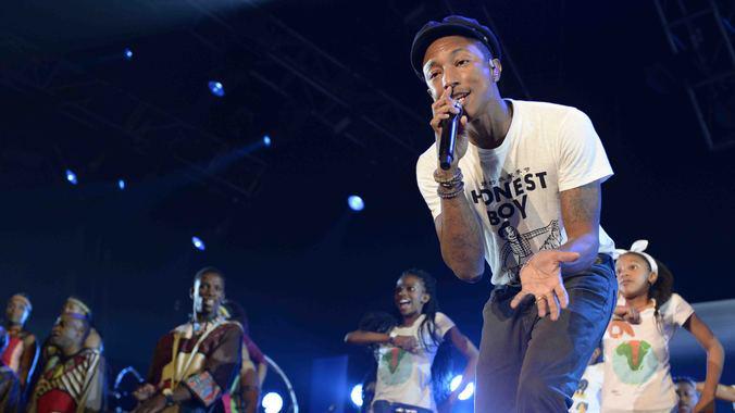 mailandguardian's tweet photo. Pharrell Williams: In tune but not with protesters: http://t.co/DhpVocSaWx #pharrellwithwoolies #PharrellProtest http://t.co/89S0GGlczP
