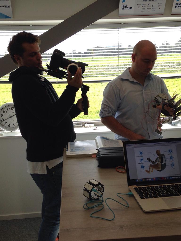 Vandaag was @AdjuvoMotion aan de beurt voor een videoitem. Bedankt mannen!