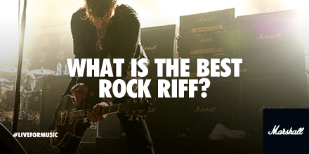 Debate time. What do you guys think is the best rock riff? #liveformusic