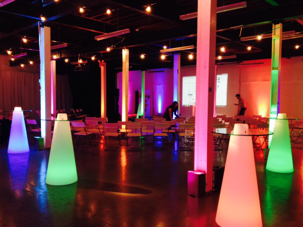 The Shutter Room looking drastically different today for PEI conference <a href="/VerveLiveAgency/">Verve Live Agency</a> awesome job #southstudios