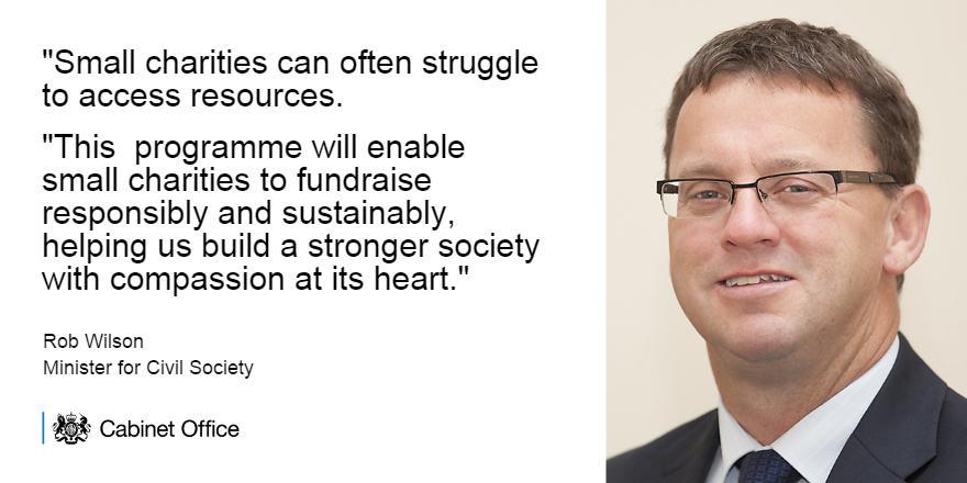 cabinetofficeuk's tweet photo. Small Charities Fundraising Training Programme launched. We're looking for training providers: http://t.co/ZRtcLZpOTH http://t.co/S2UIootJ7D