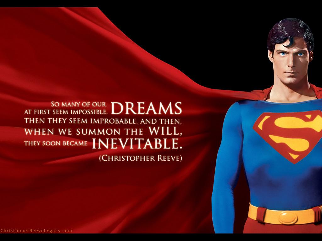 Happy Birthday to Superman, Christopher Reeve. He would have turned 63 today.  