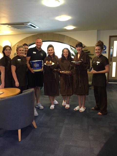 TankersleyQ's tweet photo. Check out  #BB2015 winner @ChloeJade59 having a brew &amp; a bun at Tankersley Manor Leisure &amp; Spa coffee morning! http://t.co/E39PCTxBQ6