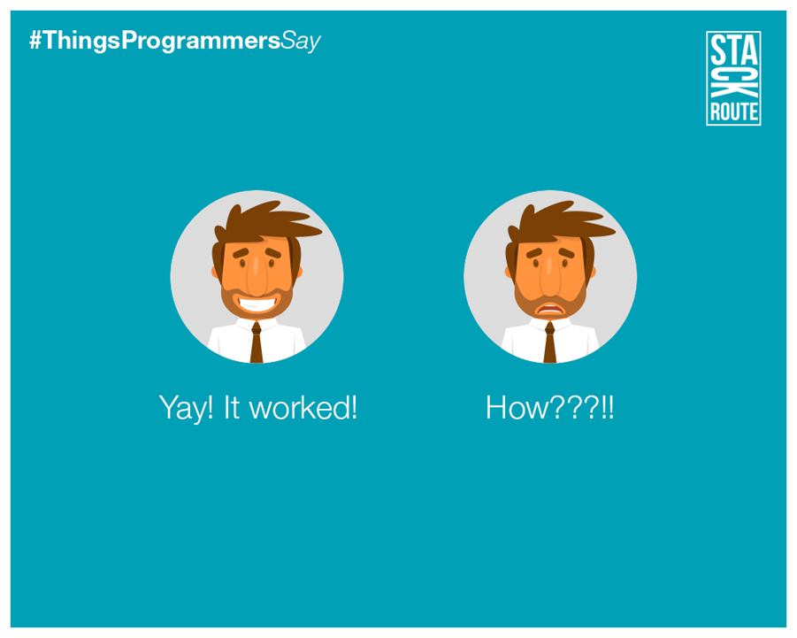 Stack_Route's tweet image. Tag friends who forget why they win each time. #ThingsProgrammersSay
Like, share & comment to win!! @Contest_Alert