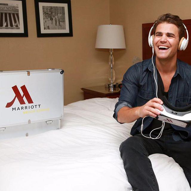 Marriott's tweet photo. Don't believe the hype? Here's how to experience VR Postcards + VRoom Service: http://t.co/r5nFmMtpyt #WhyIWander http://t.co/S6quOOs5c3