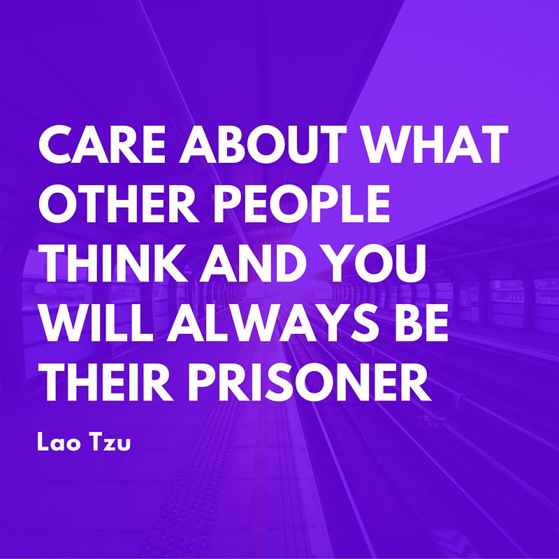 fastlanefit's tweet photo. “Care about what other people think and you will always be their prisoner.” -Lao Tzu  #motivation http://t.co/BXfCv5O3ID