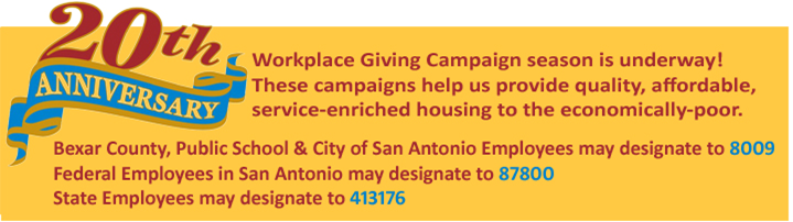 MercedHousingTX's tweet photo. Bexar County, Public School, City of San Antonio, State, or Federal 
employees, please consider supporting Merced. http://t.co/9poiAK3Qmc