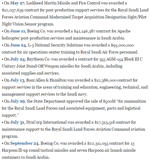 MicahZenko's tweet photo. The US "relationship" with Saudi Arabia:  $90B in arms sales under Obama. http://t.co/7mQkI1gjjj http://t.co/wRKgJMzaUV