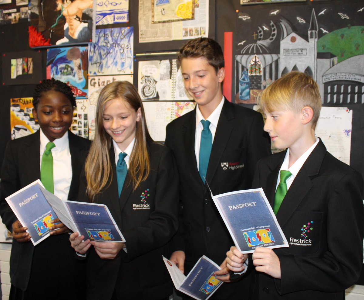 RastrickHigh's tweet photo. Around the world in a school day!Did you manage to get all your passport stamps? #EuropeanDayofLanguages @RastrickMFL http://t.co/2VT1EoJxdE