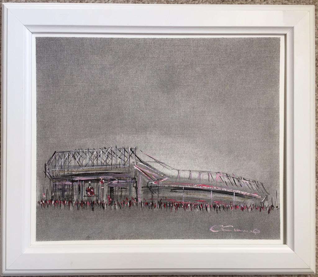 christophe_art's tweet photo. I will leave this original painting at a location in Sunderland in the nxt hour @SAFCsource @ALS_Fanzine #SAFC RT 🔴⚪️ http://t.co/yBUOkOfIge