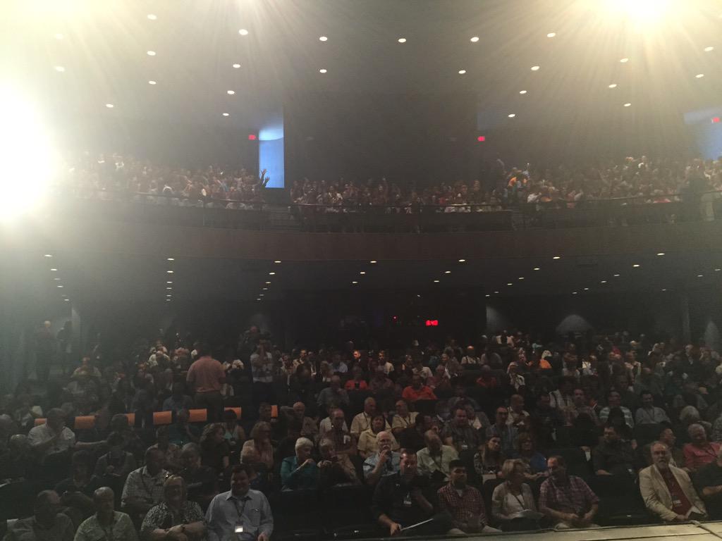 CofOHardWorkU's tweet photo. It's not God vs. science but rather theism v. atheism. -- Dr. John Lennox #PensmoreDialogue2015 http://t.co/CFQBoJkioF