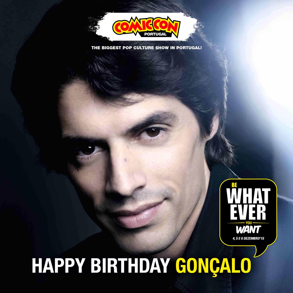 Comic_Con_PT's tweet photo. Hoje celebra-se o aniversário de @G_Waddington, um dos convidados da #CCPT14.
Parabéns Gonçalo! http://t.co/Mziiisl0D3