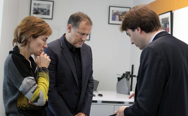 AnneBouverot's tweet image. Hosted Eric @bonabeau, CEO @Icosystem &amp;amp; Dean of Computational Sciences @MinervaSchools at KGI in our showroom today