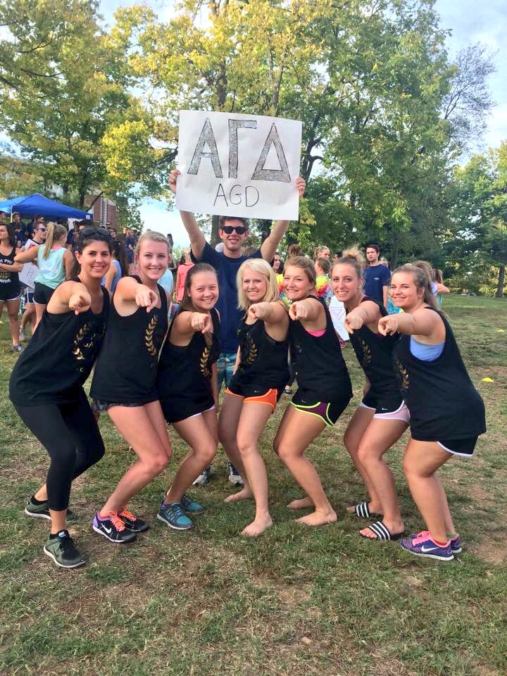 AlphaGamEpsilon's tweet photo. We are Greek Siege 2015 champs!! Thank you @UKTriangle and @KKGBetaChi for hosting such an amazing event! http://t.co/gPna4owXSD
