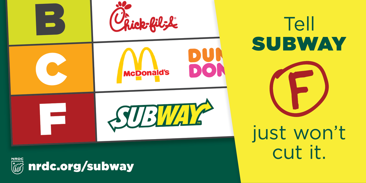 SubwaySuperbugs's tweet photo. Hey @MikeTrout, don’t you think @SUBWAY owes you more than an "F" effort on their #antibiotics policies? http://t.co/0x2PC69G70