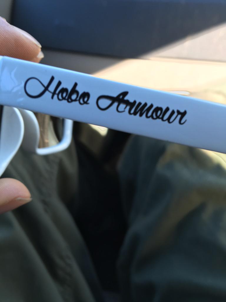 <a href="/HoboArmour/">Hobo Armour</a> the futures so bright. We all gotta where shades