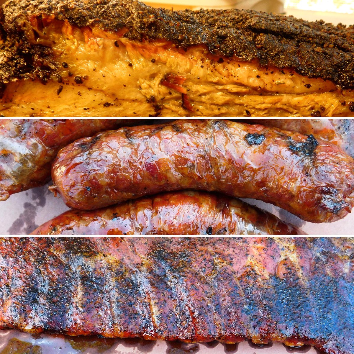 CraftMeats's tweet image. Brisket and sausage and ribs... oh my!  See you today 11am til sold out!  #craftmeats #atxweekend