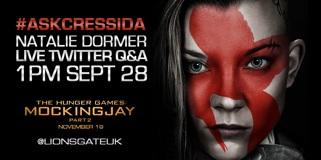 Q&A mit Cressida aka Natalie Dormer CPweTgLUkAQbIaI