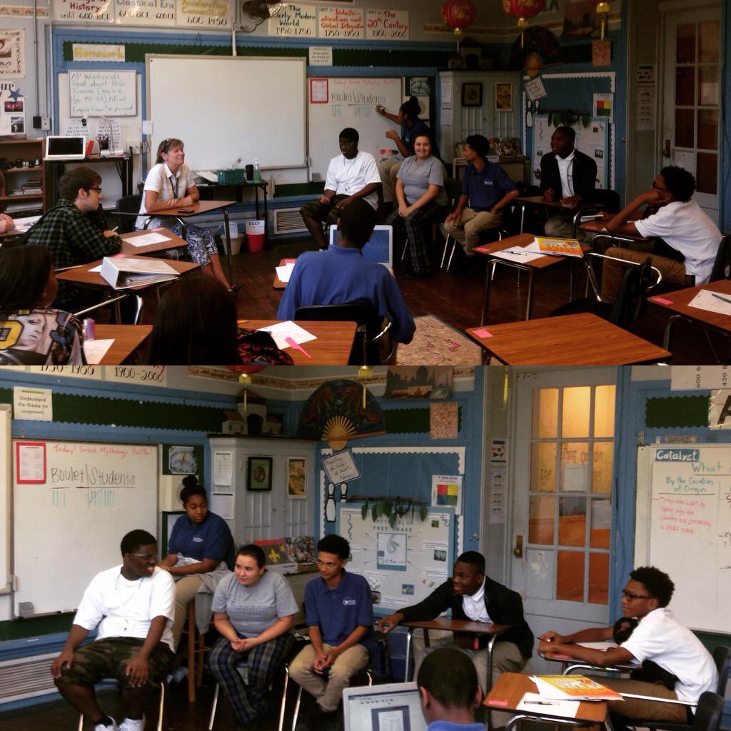SciHighNOLA's tweet photo. Greek mythology battle #worldhistory #studentswinning #noscihigh #nautilus http://t.co/v5tBlPlnQD
