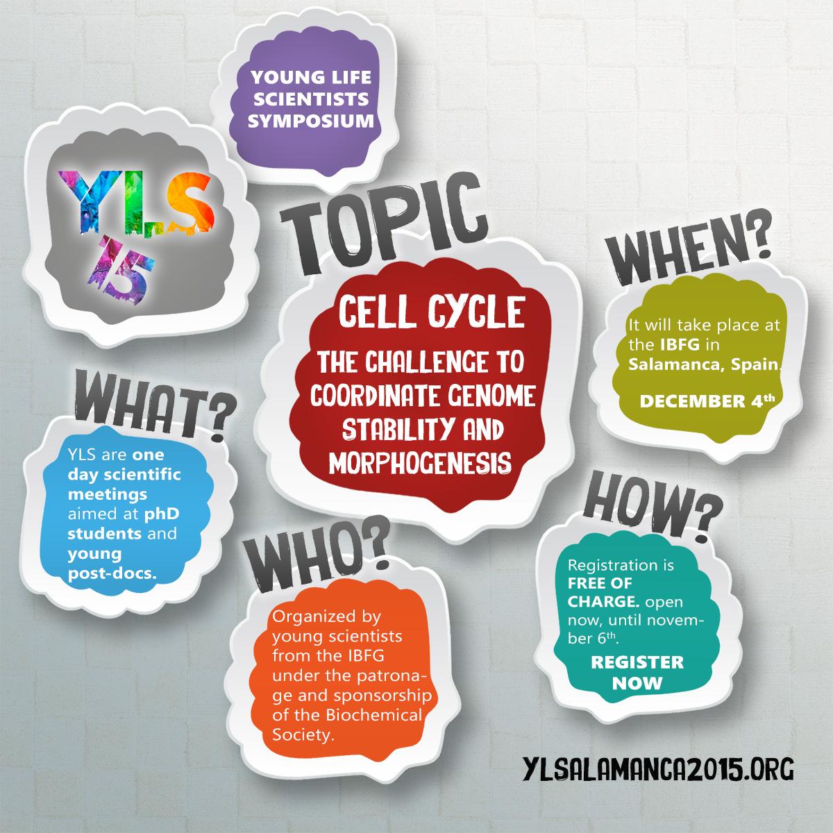 2015YLS's tweet photo. @desalamancaweb Do you know what #YLS15 is? http://t.co/K5esIJc9RK