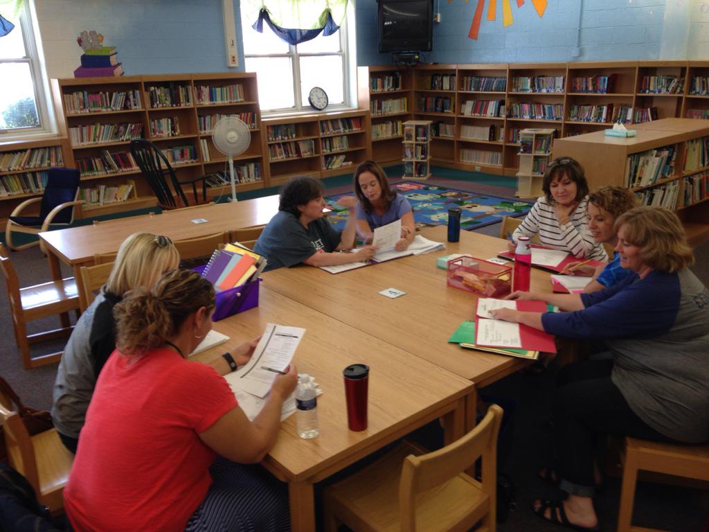 Reading Recovery teachers are hard at work planning interventions!