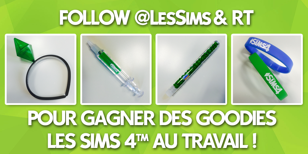 LesSims's tweet image. Follow+RT pour tenter de gagner un lot de goodies Les #Sims4 ! Tirage au sorti lundi 20h.