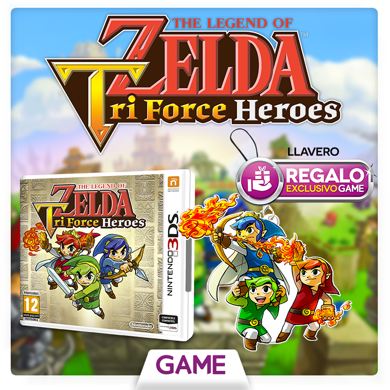 VideojuegosGAME's tweet photo. No uno, ¡sino 3 Links! En The Legend of Zelda: Tri Force Heroes https://t.co/GTY09DfZxn Disponible el 23/10 http://t.co/CfcGdA8fhy