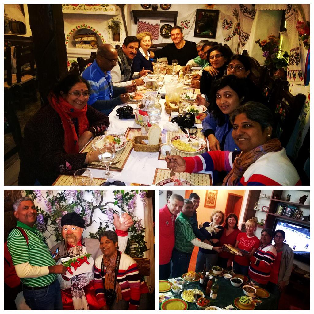 eClub_Siberia's tweet image. Treating Indian friends to some Russian food and hockey! #RotaryFriendshipExchange