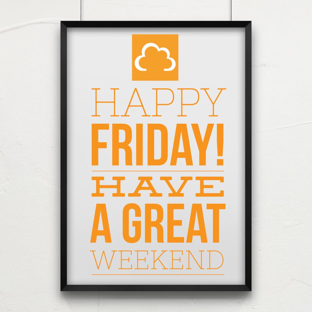 #HappyFriday Have a great weekend!!