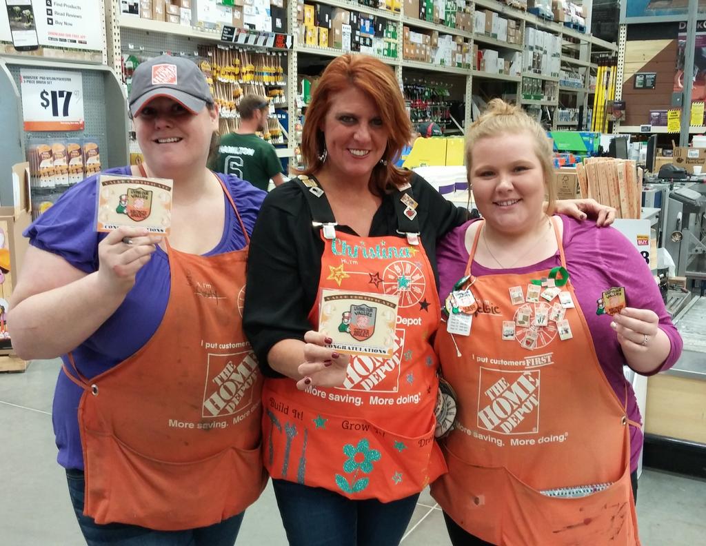 Chasity bronze, Christina silver, &amp; Kelsie bronze, receiving homer awards @ the morning meeting. Awesome job ladies!