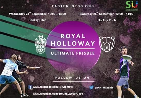 If you missed our first taster session, fear not, we have one more tomorrow! #gethyped #RHWelcome <a href="/RHULSPORT/">Royal Holloway Sport</a>