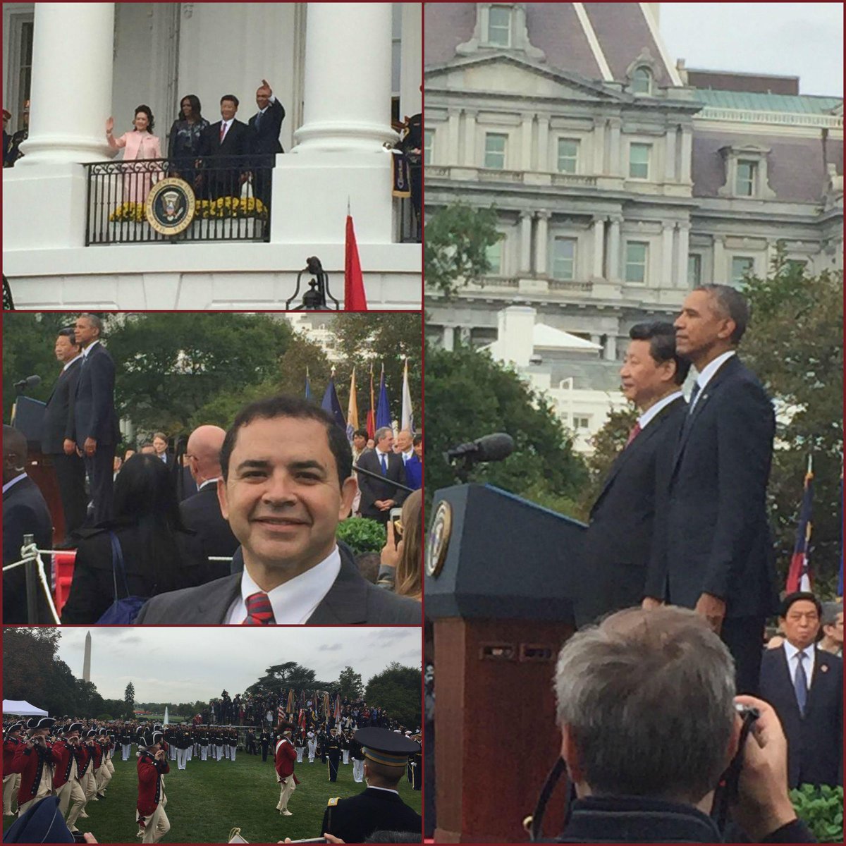 RepCuellar's tweet photo. .@POTUS welcomes Chinese President Xi Jinping to discuss strengthening the partnership btwn our two great countries http://t.co/miOyB6adx3
