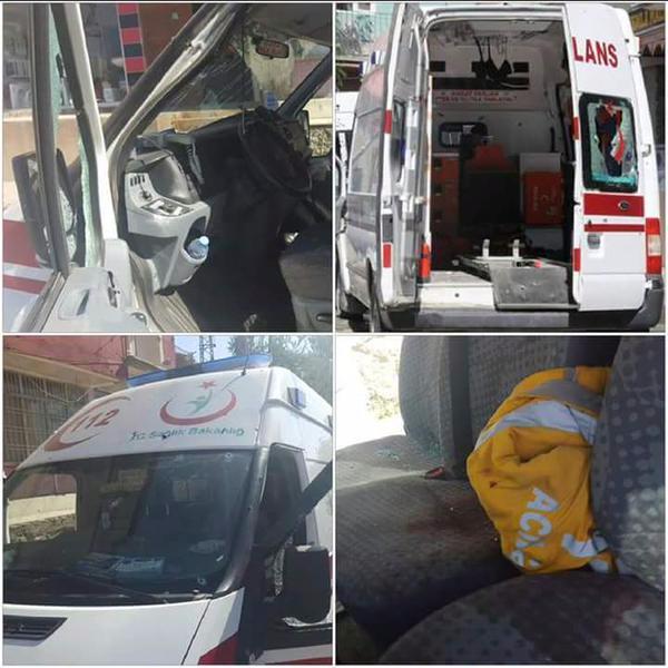 joshqune's tweet photo. PKK terrorists murdered an ambulance driver whilst he was on the way after an emergency call!
#BeytüşşebapUnderAttack http://t.co/vja0uhxc8H