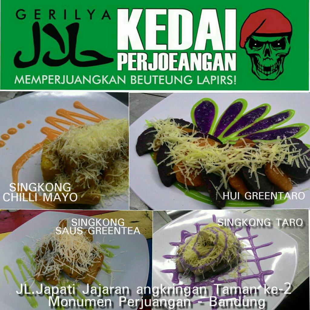 Kesegarans dan kejongjonans
m #UB40sampeu #greentea #taro #ubi #singkong #monumen #perjuangan #bandung #kuliner