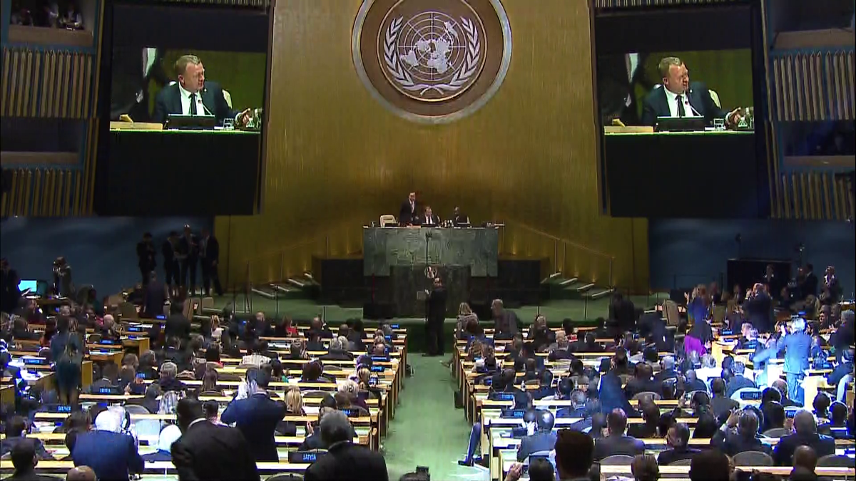 UN_Spokesperson's tweet image. Today we made history by adopting #GlobalGoals - an agenda for people &amp;amp; planet: #UNSG Ban Ki-moon #Action2015 #UNGA