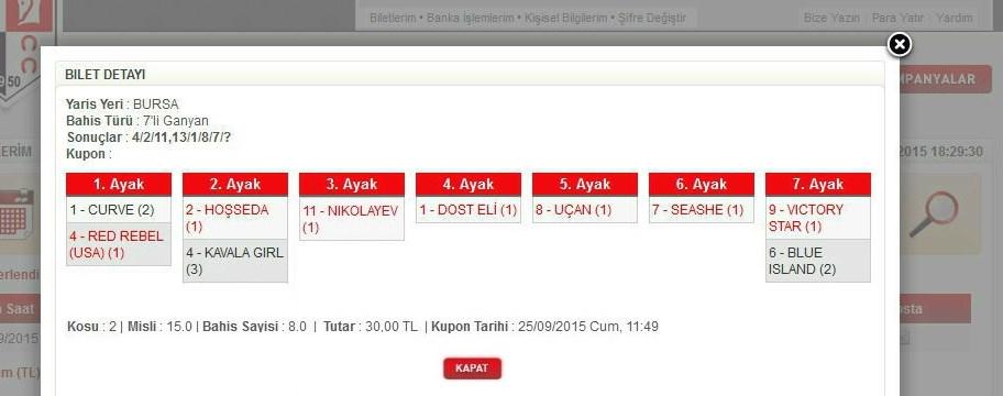 ozgur_srk's tweet photo. 7Lİ GANYAN 15 MİSLİ BURSA TEMİZ BİTTİ 2061 TL .... #hayırlıbayramlar #HayırlıOlsunİstanbul #Bursa #Tjk #7li #Bahis http://t.co/UvxaohY2qu