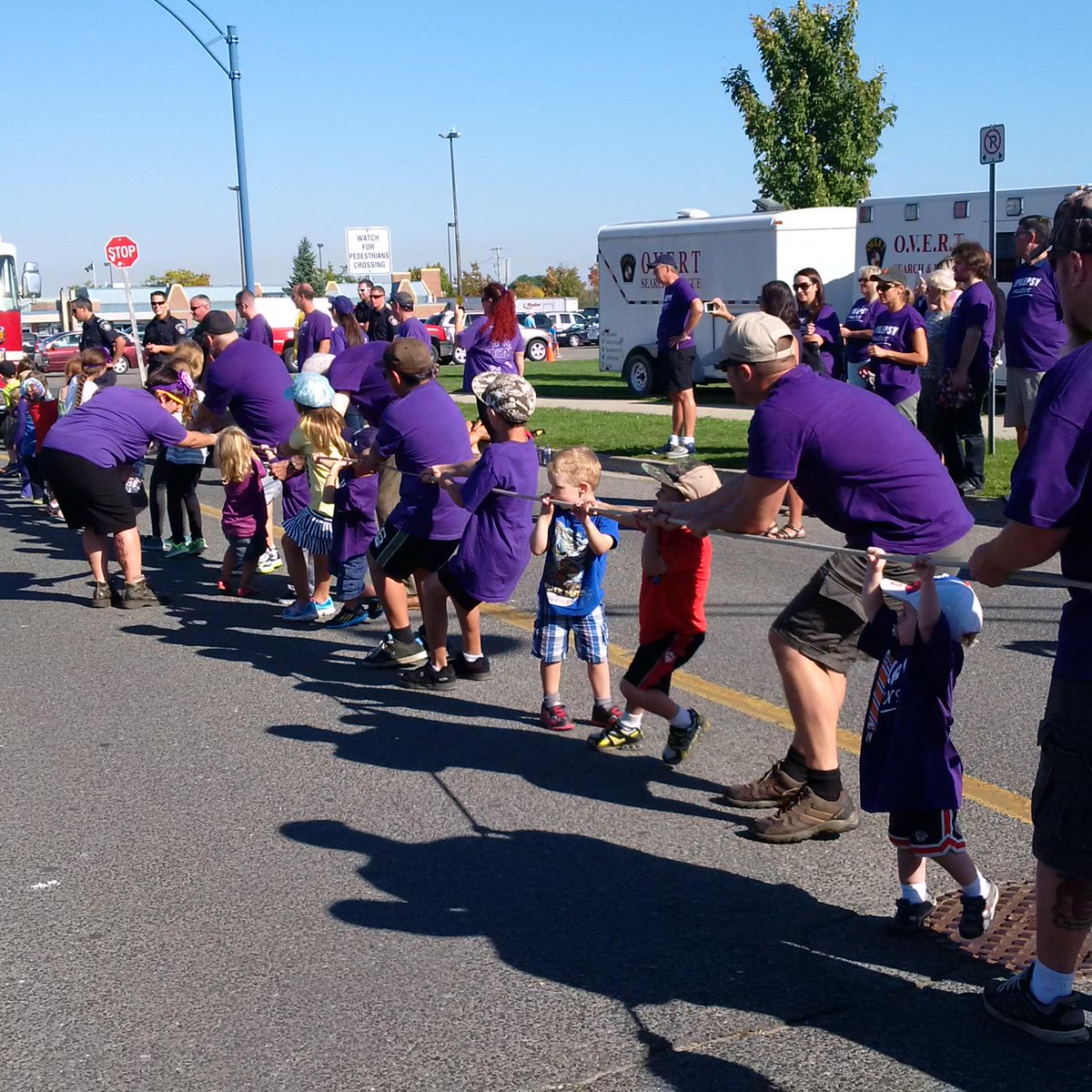 Epilepsy_Durham's tweet photo. Can't wait to see everyone at our  #FireTruck PULL for  #Epilepsy tomorrow following @ClaringtonON #FamilySafetyDay http://t.co/ZwWx3x3gmI